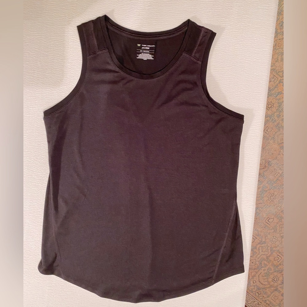 Women’s (NW/OT) black Tek Gear slight A-line activewear Tank size medium